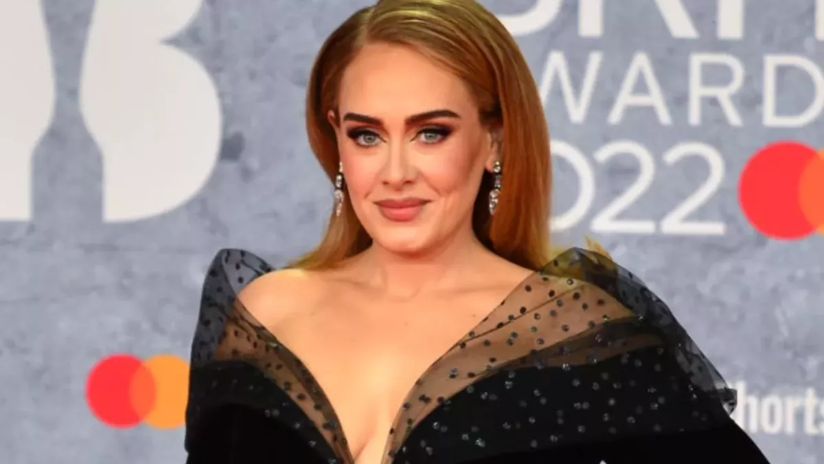Adele at the Brits Awards 2022