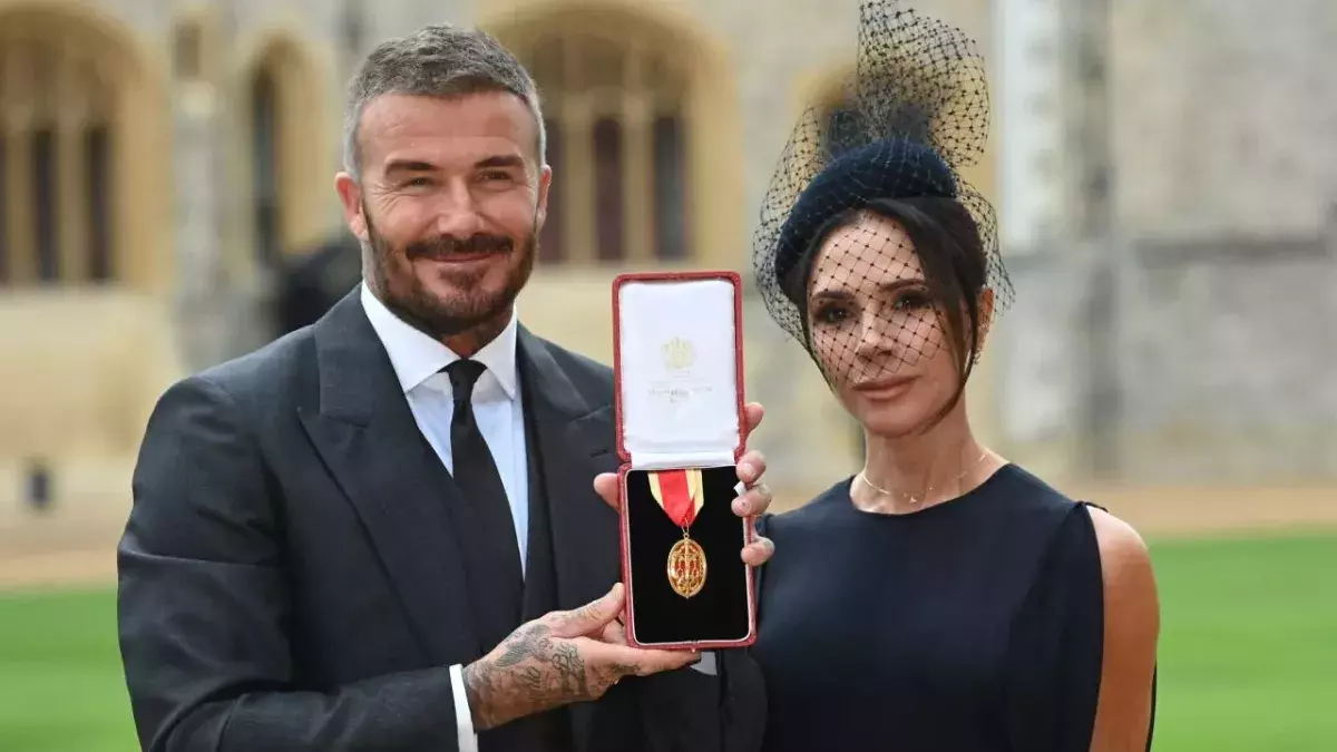 David Beckham knighted by King Charles: an emotional day marked by family and royal ties