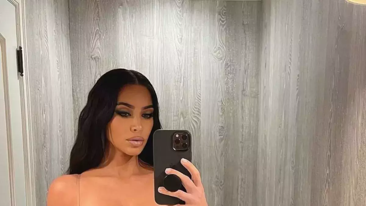 Kim Kardashian's latest revealing selfie has broken the internet once again