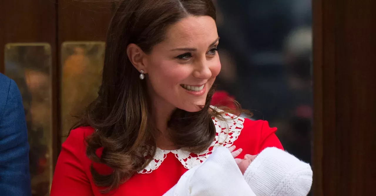 Kate Middleton departing Lindo Wing