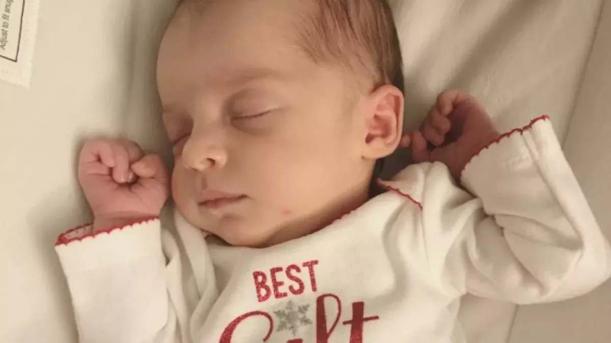 A medical miracle: This baby is just one year younger than her mother