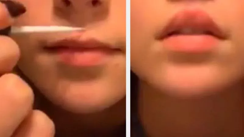 "Lip Glue Challenge"