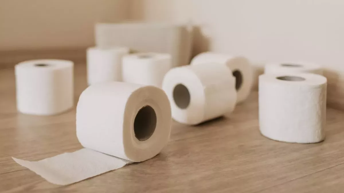 toilet paper stored refrigerator 