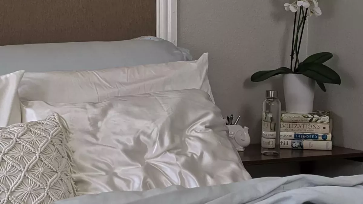 Silk pillow
