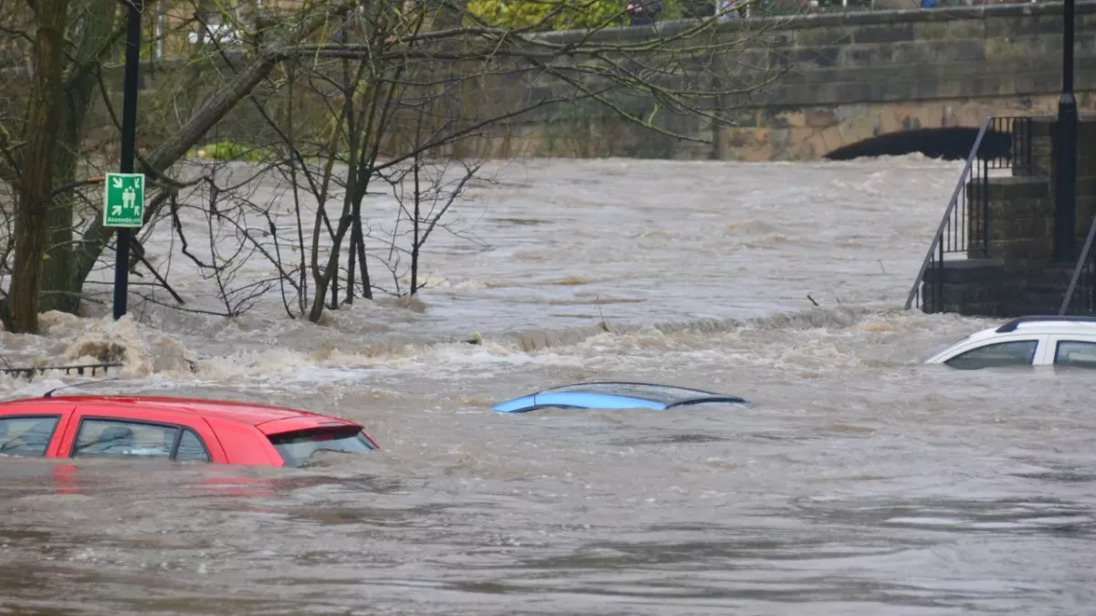 Storm Babet UK rare red weather warning how long it will last