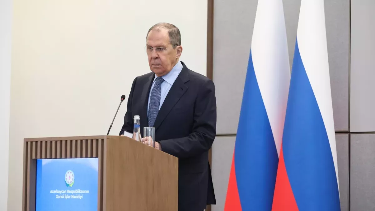 Vladimir Putin's foreign minister says Russia is ready to negotiate with the west