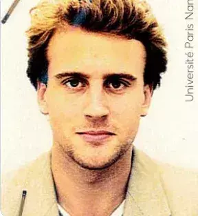 Emmanuel Macron at university