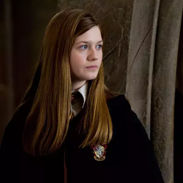 Ginny Weasley played by Bonnie Wright