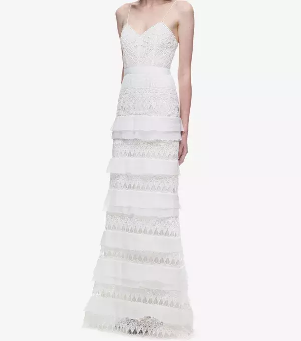Civil ceremony wedding dress: Self Portrait, Penelope, £858