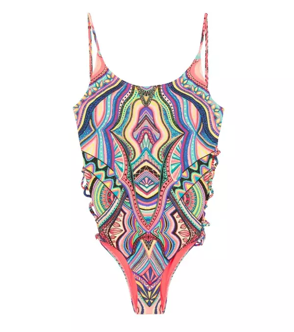 Craving a hippo bohemian print swimsuit? This retro suit can be found at Bershka. So groovy!