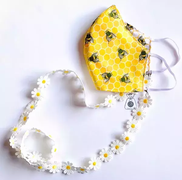 Daisy material mask chain