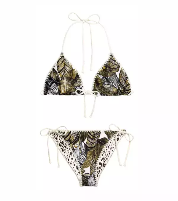 Feeling like a wild child? Find this two piece swimsuit from H and M.