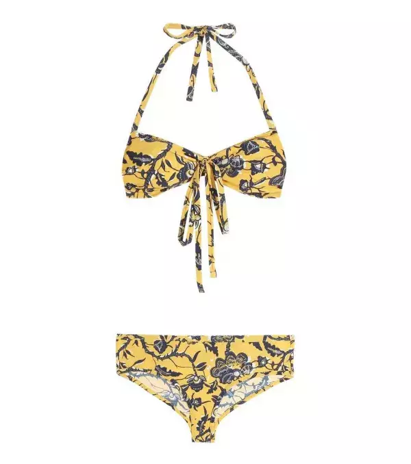 Find this yellow printed bikini at Isabel Marant.