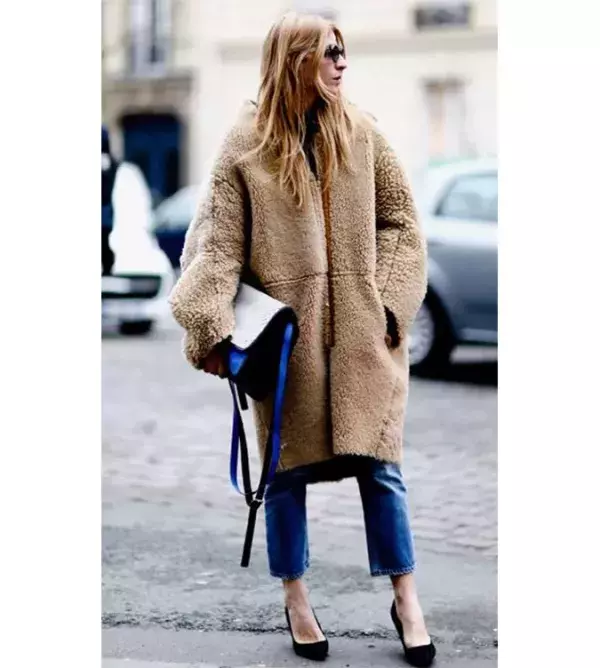 A fleece coat @Pinterest