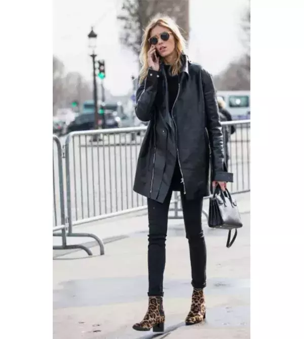 Leather trench coat @Pinterest
