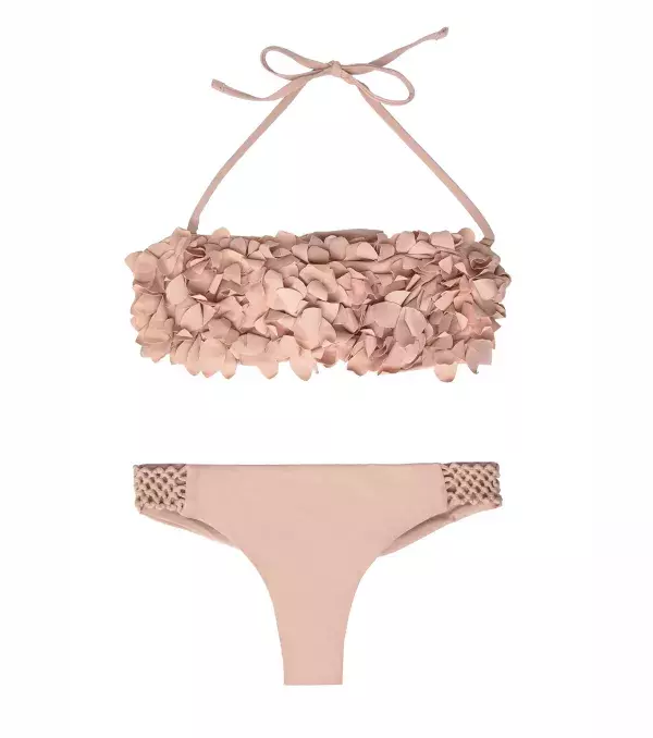 Need a cute and soft swimsuit? Try this pink floral bikini from Oysho.