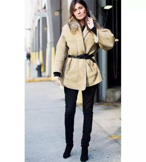 A suede coat @Pinterest