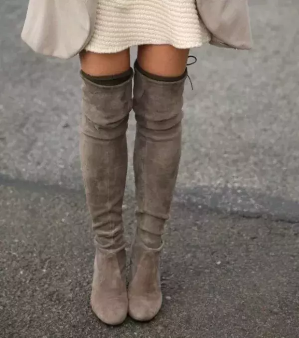 You can add leggings underneath the boots for extra colour