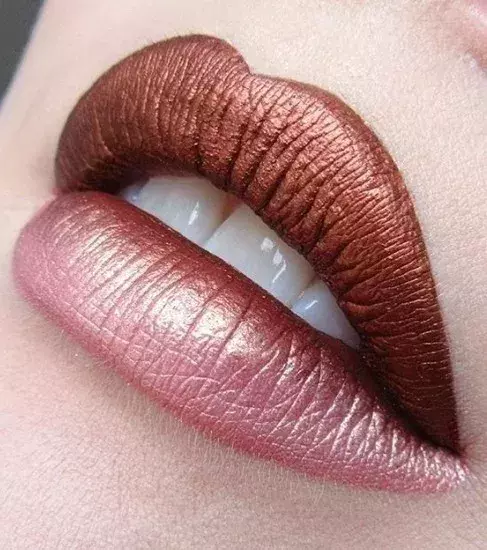 You can get creative with the lipstick colours you choose! If you are wearing minimal eye makeup go for metallic lip colors!