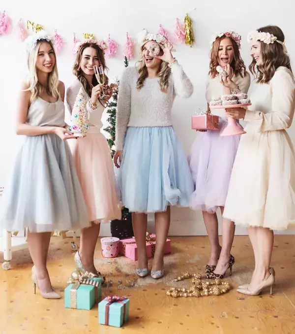 For your next party, make it tulle-themed. Your guests will love it and you'll have an assortment of colours!