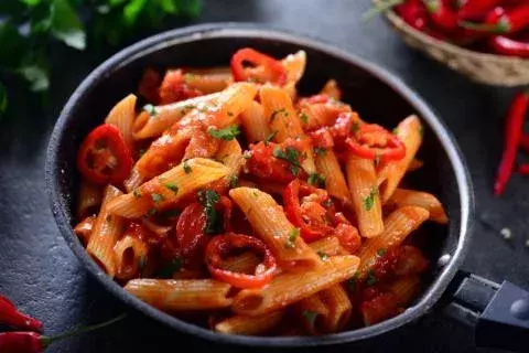 Arrabiata pasta                                    