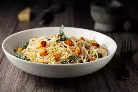 Butternut squash pasta    