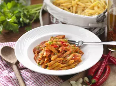Pasta arrabbiata               
