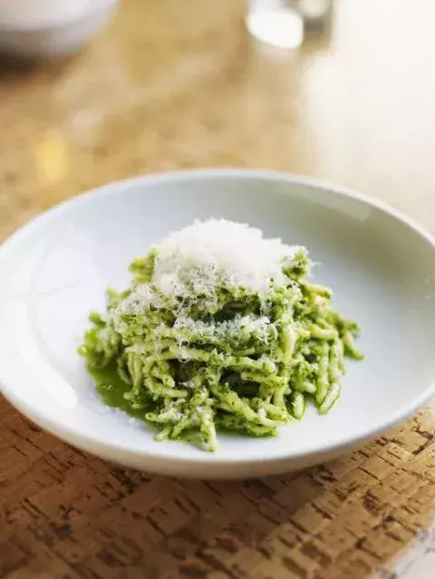 Pasta with pesto              