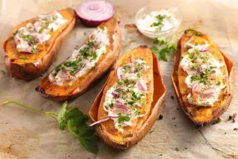 Toasted Sweet Potato                              