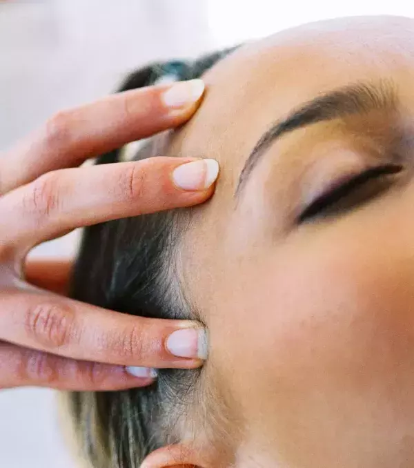 Treat yourself to a ten-minute scalp massage with pasta water before shampooing. It can help treat your dry or damaged hair!