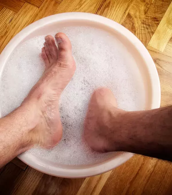 Use it for a mineral-filled foot bath. Your feet will be soft and silky.