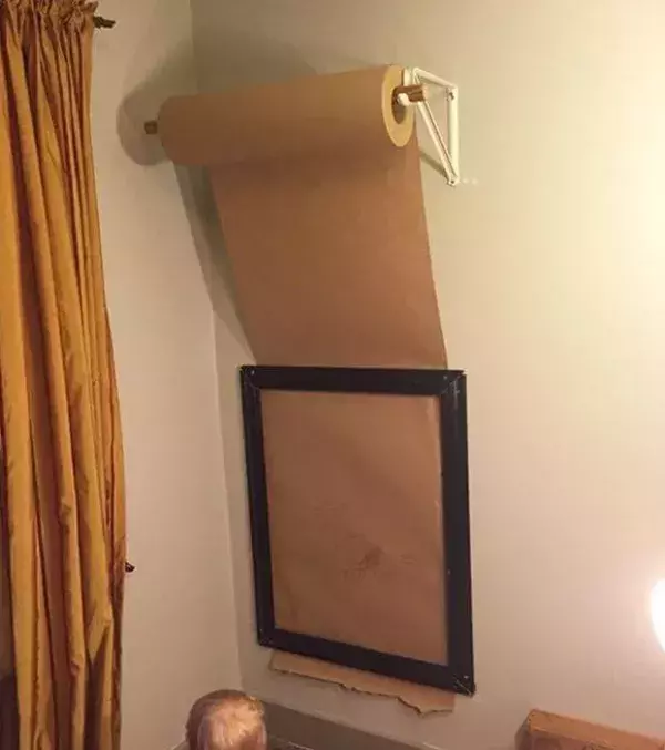 Give your child an infinite roll of scrap paper so they can scribble on it whenever they want! It will teach them not to draw on the walls outside of the black lines.