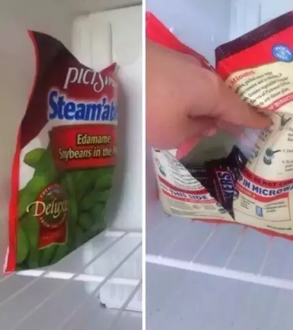 Hide all the chocolates and sweets in food packages that the kids won't dare to open and eat.