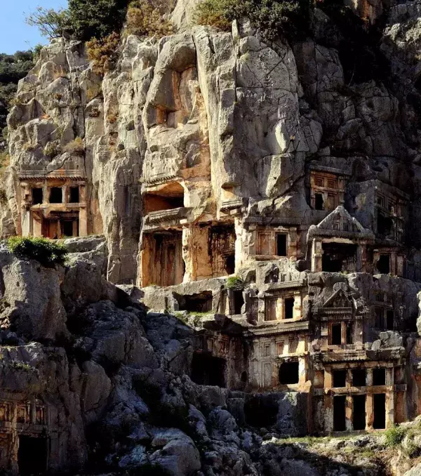 The tombs of Myre (Turkey)