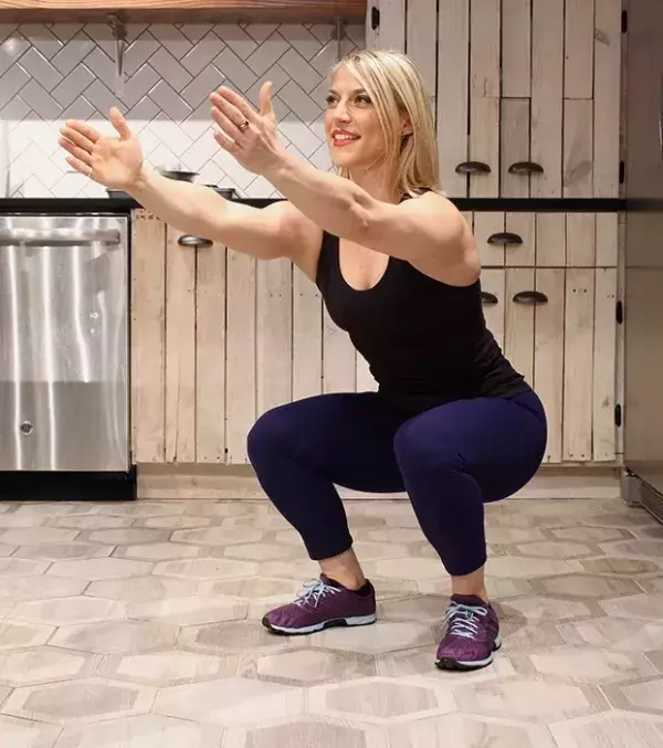 Sneak exercises into your daily routine – do lunges whilst waiting for the kettle to boil or squats while your (healthy pre-prepped) dinner is heating up.